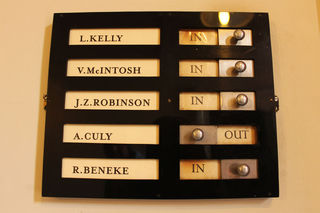 Inside the entrance to the building that houses Lure Jewellery Gallery as well as these contemporary jewellers