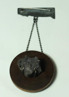 Coal Brooch #1 - Back