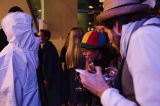 Audience interaction up in the gallery