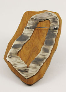 Remnant brooch - back