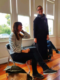 Gallery artist talks with Kim Whalen & Mandy Flood