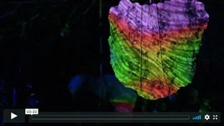Video of projection testing onto first breastplates
